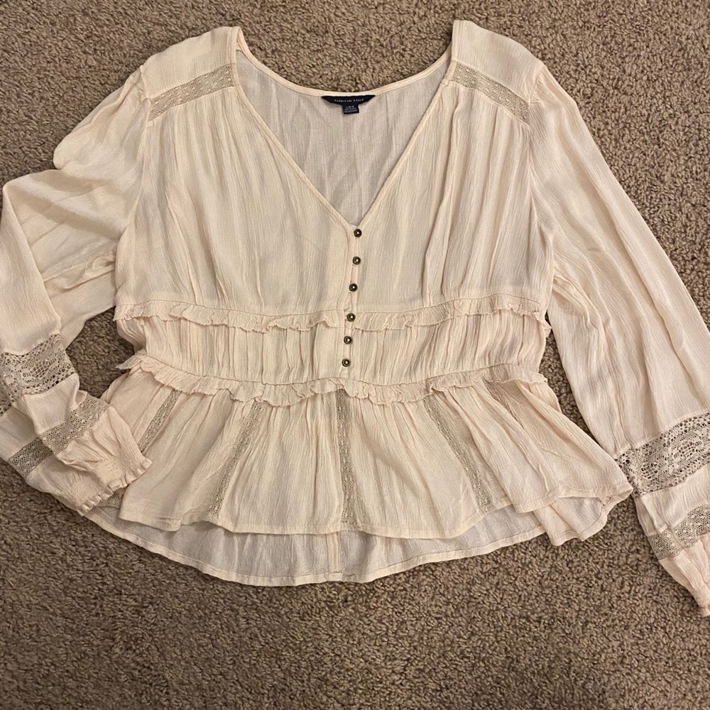 American Eagle Long Sleeve Blouse